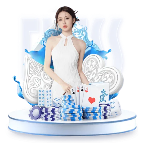 Hình ảnh sảnh casino trực tuyến CM8889 với dealer xinh đẹp và bàn Baccarat